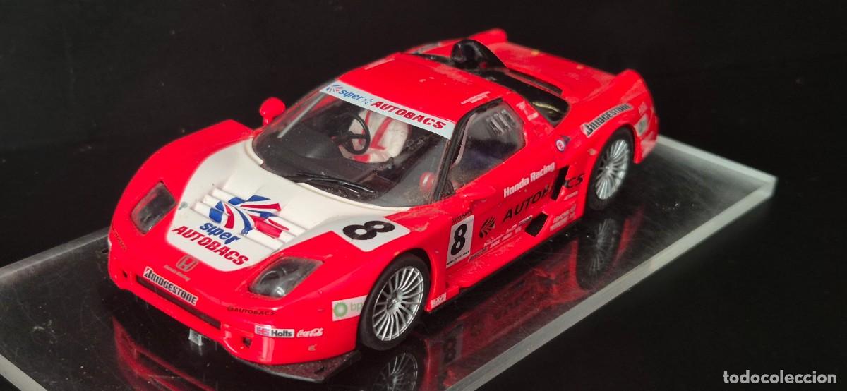 Slot Cars: NINCO HONDA NSX SIN ALERON ENGRANA MAL PI&Ntilde;ON ROTO USADO
