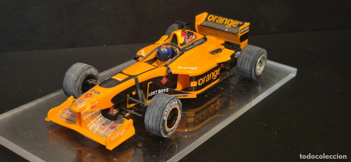Slot Cars: NINCO F.1 ARROW ORANGE USADO PARA CIRCUITO, ALERON ENGANCHADO FUNCIONA BIEN