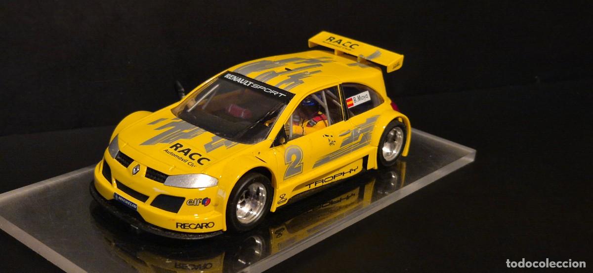 Slot Cars: NINCO RENAULT MEGANE CON CHASIS 3D PREPARADO EN BUEN ESTADO FUNCIONA BIEN