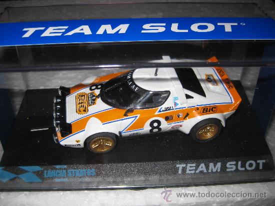 Slot Cars: ULTIMAS UNIDADES - AGOTADO EN FABRICA - 11510 - LANCIA STRATOS BIC TEAM SLOT