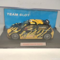 Slot Cars: TEAM SLOT RENAULT CLIO V6 TROPHY ARROGANCE REF. 73302. Lote 297954868