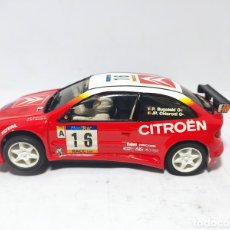 Slot Cars: TEAM SLOT CITROEN XSARA WRC BUGALSKI RALLYE COSTA BRAVA RESINA. Lote 376196104