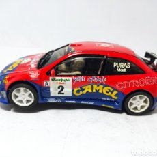 Slot Cars: TEAM SLOT CITROEN XSARA WRC RESINA PURAS / MARTI CAMEL. Lote 376498459