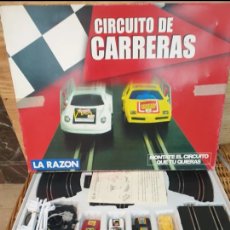 Slot Cars: CIRCUITO DE CARRERAS , LA RAZÓN