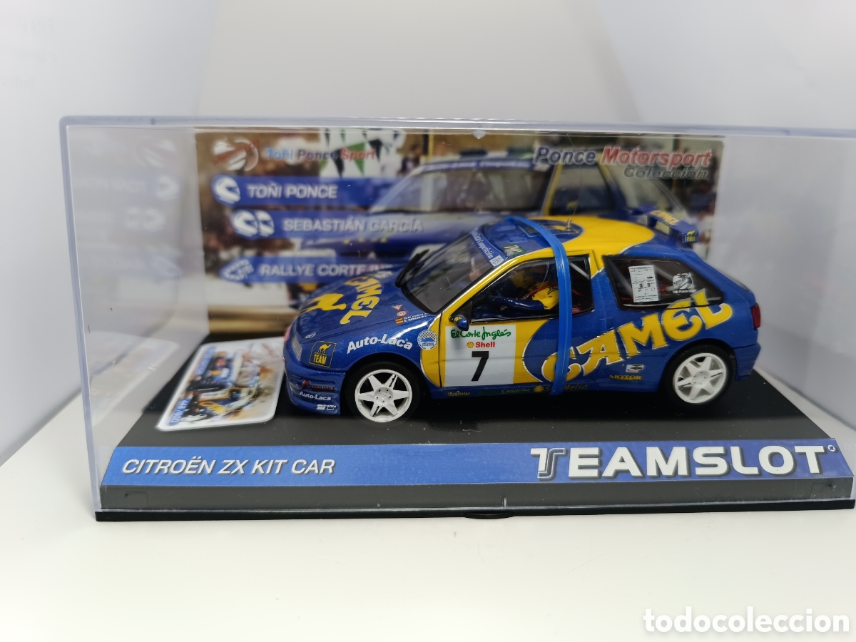 Slot Cars: TEAM SLOT CITROEN ZX KIT CAR CAMEL PONCE SRE25