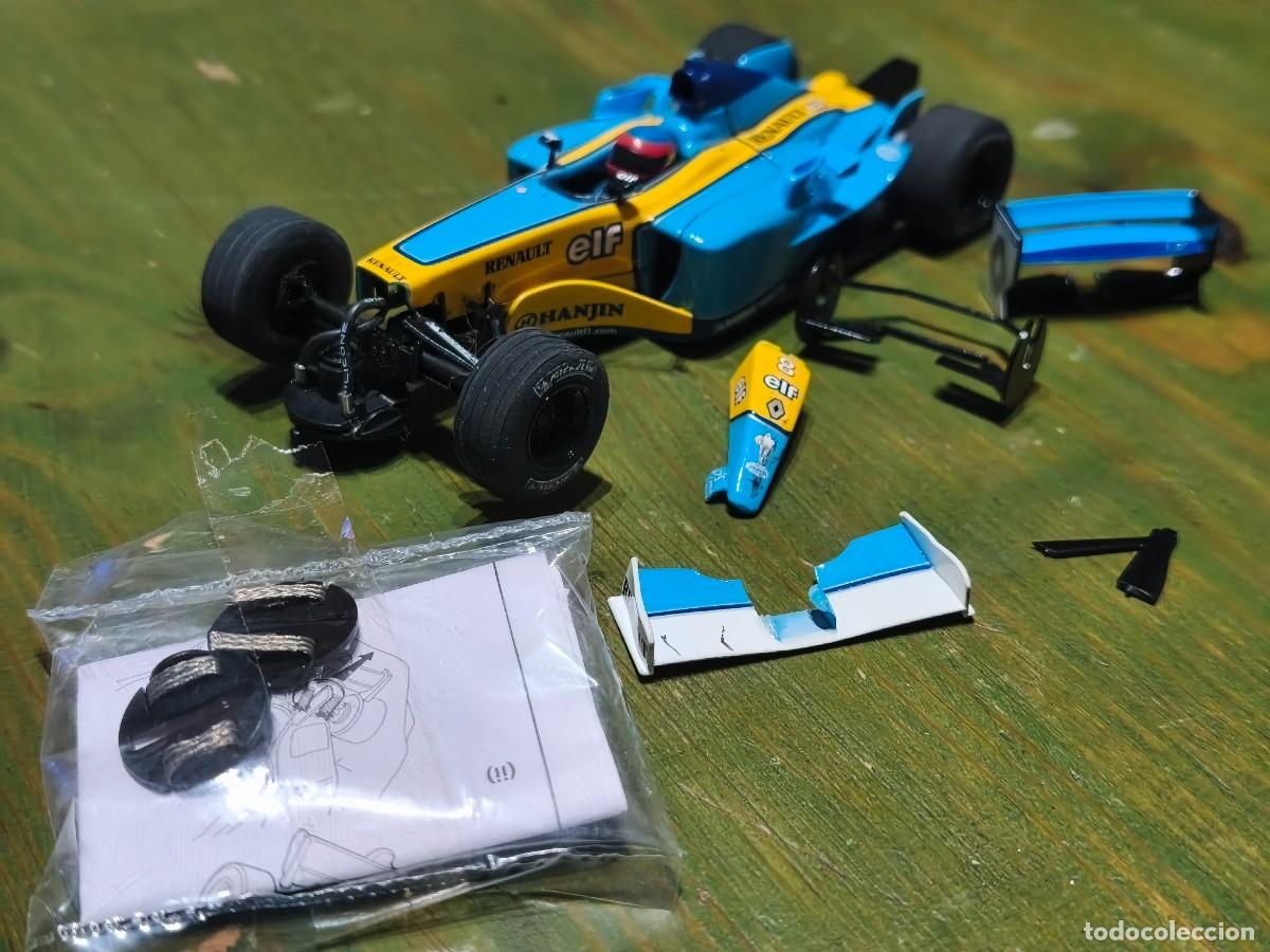 Slot Cars: Superslot Hornby Renault F1 R23 Alonso. Accidentado. Con caja.