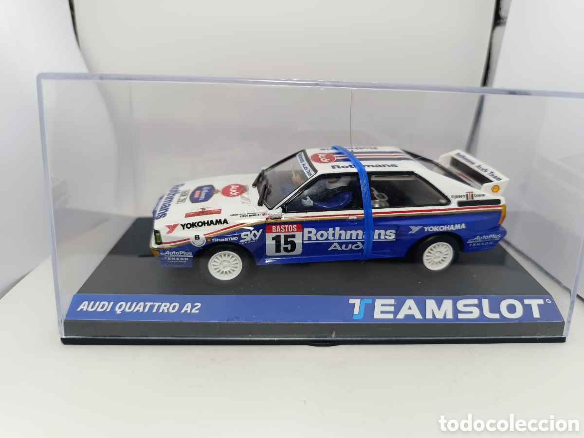 Slot Cars: TEAM SLOT AUDI QUATTRO A2 YPRES 86 ROTHMANS 12304