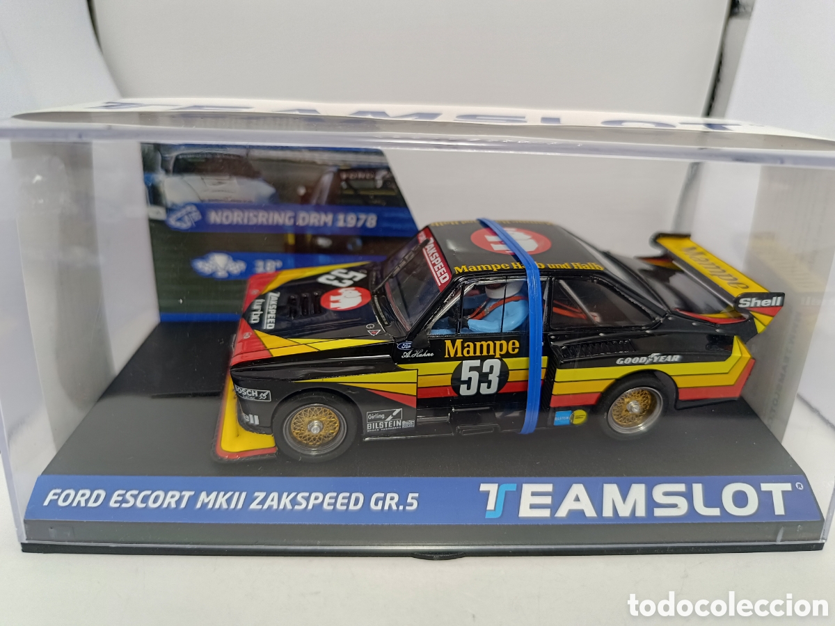 Slot Cars: TEAM SLOT FORD ESCORT MKII ZAKSPEED 13101