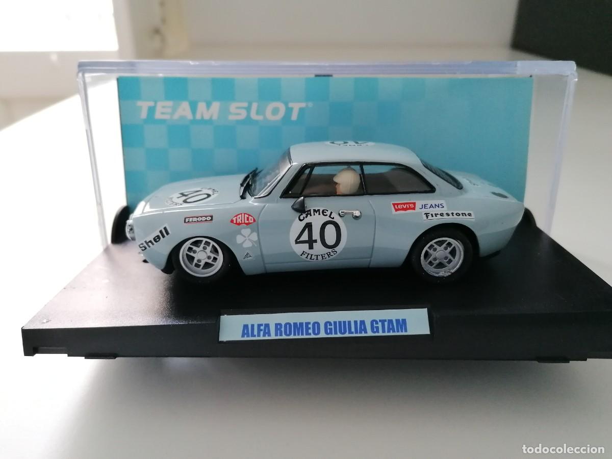 Slot Cars: Team Slot 11605 Alfa Romeo Giulia GTAM 40 Spa 1971 Resina Nuevo