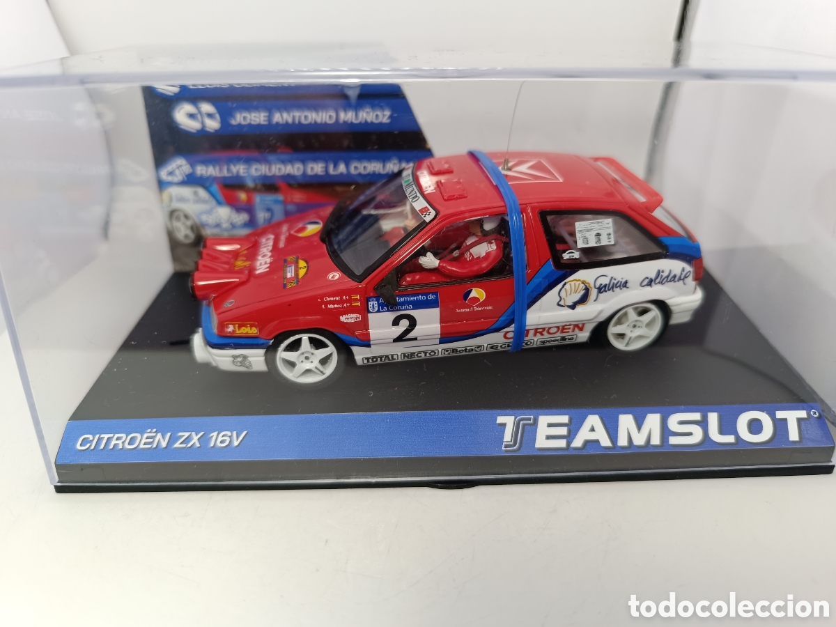 Slot Cars: TEAM SLOT CITROEN ZX 16V RALLY CIUDAD DE LA CORU&Ntilde;A'96 CLIMENT 13401