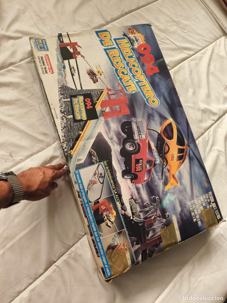 Slot Cars: Helic&oacute;ptero de Rescate O94 . Famosa . Pista el&eacute;ctrica . Gran caja original