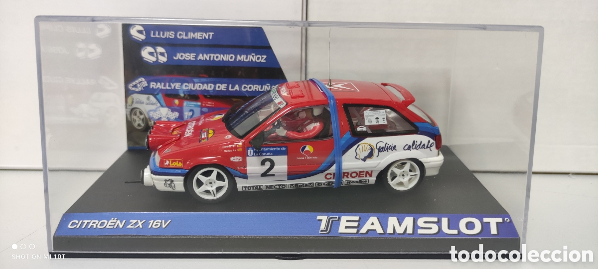 Slot Cars: CITROEN ZX 16V CLIMENT TEAM SLOT SCALEXTRIC