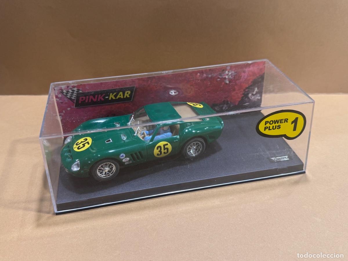 Slot Cars: COCHE PINK-CAR TIPO SCALEXTRIC FERRARI 250 GTO DAYTONA 64 CON SU CAJA ORIGINAL (G)
