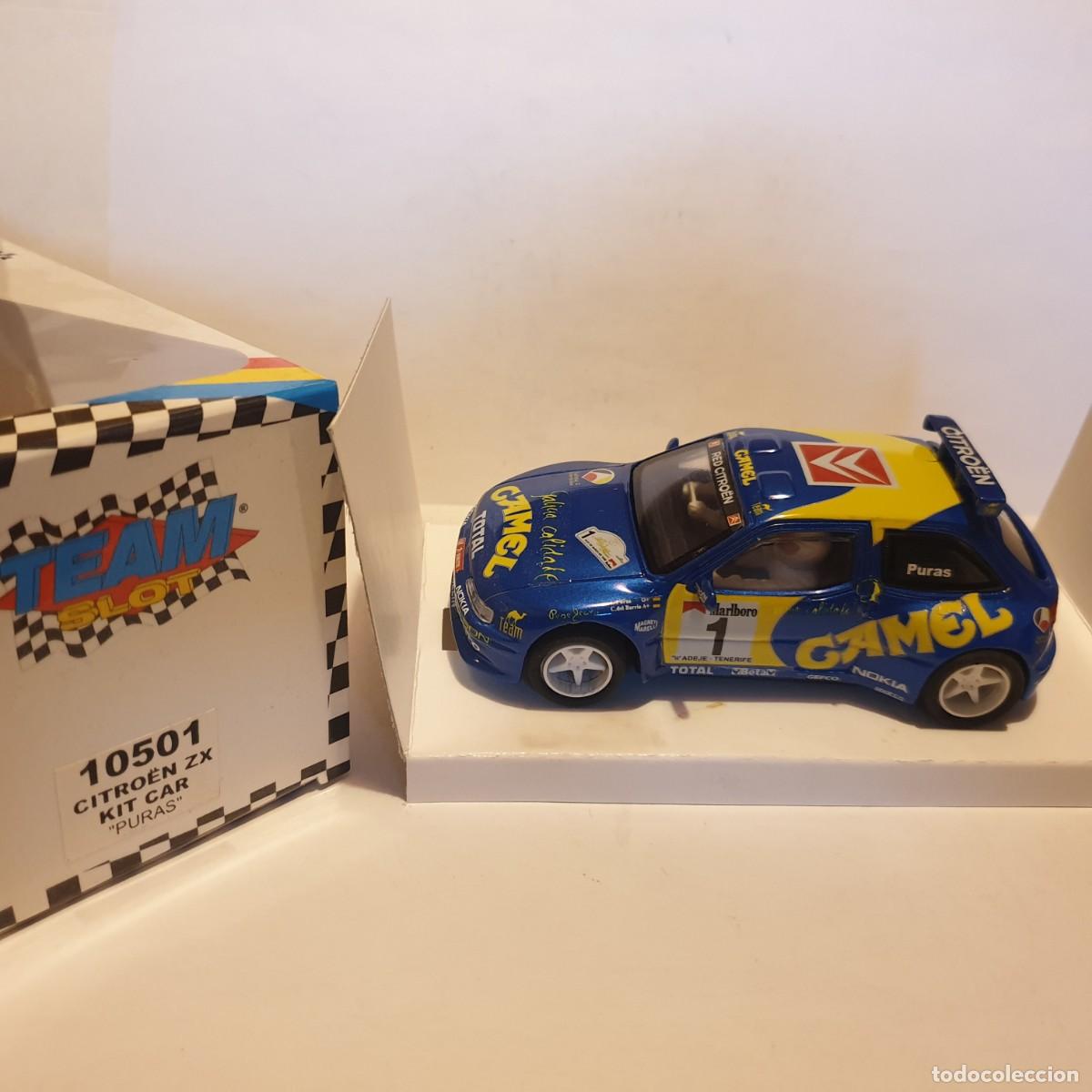 Slot Cars: SCALEXTRIC CITROEN ZX PURAS REF.-10501 DE TEAM SLOT.