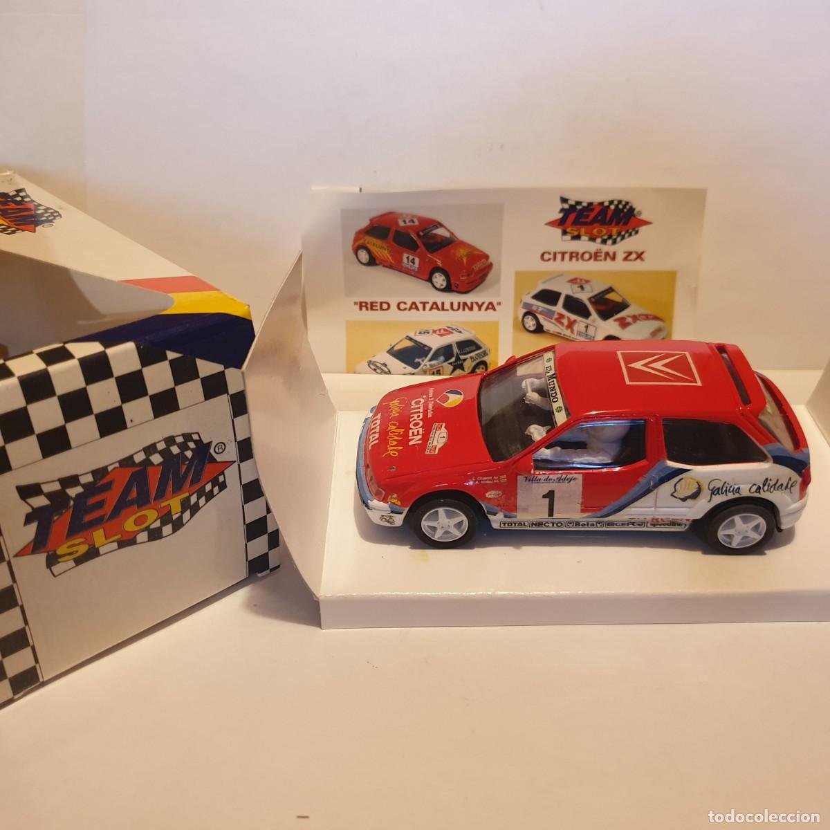 Slot Cars: SCALEXTRIC CITROEN ZX RALLYE VILLA DE ADEJE 96 DE TEAM SLOT. REF.-10106
