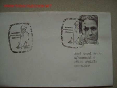 Sellos: CC CON MAT LAS PALMAS CONGRESO GALDOS - Foto 1