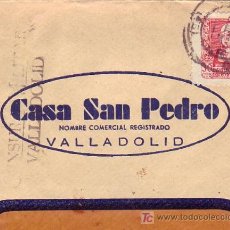 Sellos: CARTA COMERCIAL (CASA SAN PEDRO) CIRCULADA 1938 DESDE VALLADOLID. CENSURA MILITAR. MPM.. Lote 15720101
