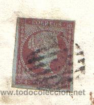 Sellos: Carta Barcelona Valencia 1855 - Foto 3
