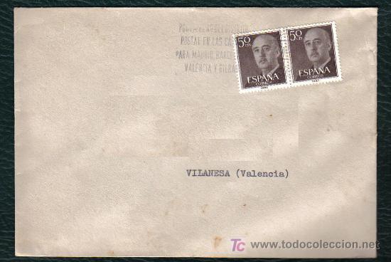 Sellos: MATASELLO DE RODILLO - PONGA EL N&ordm; DEL DISTRITO POSTAL...... - MADRID 1971 - Foto 1