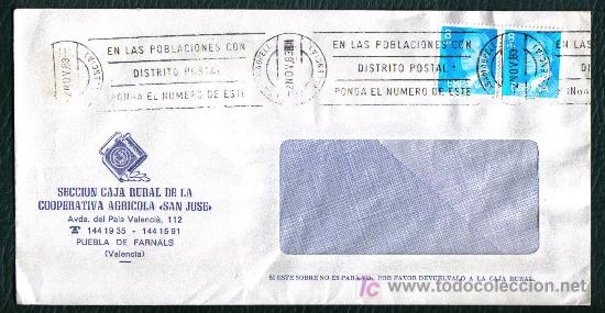 Sellos: MATASELLO DE RODILLO - EN LAS POBLACIONES .......... NUMERO DE ESTE  - MASSAMAGRELL 1983 - Foto 1