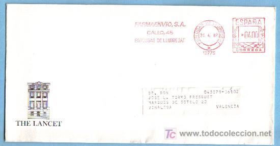 Sellos: FRANQUEO MECANICO - N&ordm; 12775 - ESPLUGAS DE LLOBREGAT 1982 - Foto 1