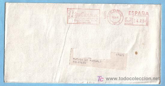 Sellos: FRANQUEO MECANICO N&ordm;14871 - MADRID 1981 - Foto 1