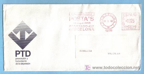 Sellos: FRANQUEO MECANICO N&ordm;15725  - BARCELONA 1982 - Foto 1