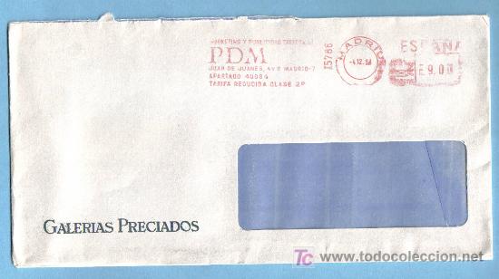 Sellos: FRANQUEO MECANICO N&ordm;15786  - MADRID - Foto 1
