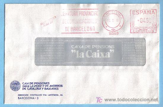 Sellos: FRANQUEO MECANICO N&ordm;16569  - BARCELONA - Foto 1