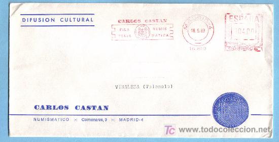 Sellos: FRANQUEO MECANICO N&ordm;16819  - MADRID 1983 - Foto 1