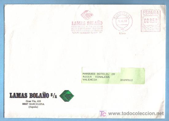 Sellos: FRANQUEO MECANICO N&ordm;17546  - BARCELONA 1990 - Foto 1