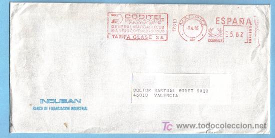 Sellos: FRANQUEO MECANICO N&ordm;17610  - MADRID 1985 - Foto 1