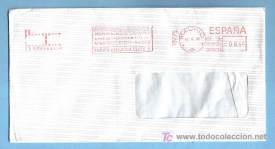 Sellos: FRANQUEO MECANICO N&ordm;19775  - MADRID 1987 - Foto 1