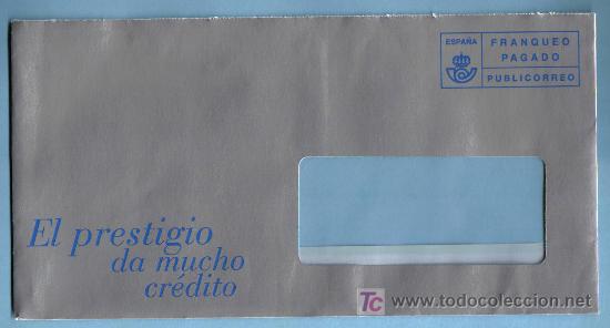 Sellos: SOBRE FRANQUEO PAGADO. PUBLICORREO - Foto 1