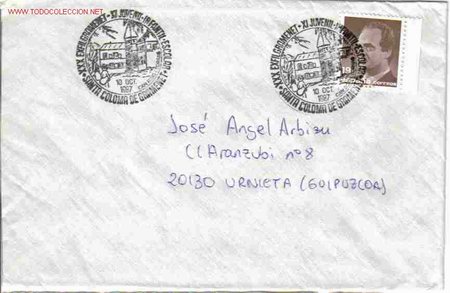 Sellos: CC CON MAT 1987 STA COLOMA - Foto 1