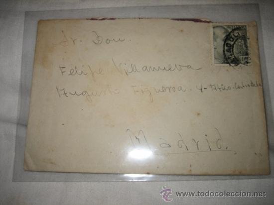 Sellos: SOBRE CIRCULADO  MATASELLO VALLADOLID - Foto 1