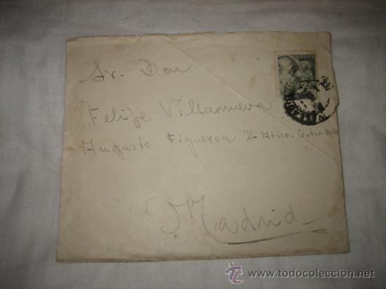 Sellos: SOBRE CIRCULADO   VALLADOLID   MADRID - Foto 1
