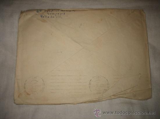 Sellos: SOBRE CIRCULADO  VALLADOLID  VITORIA   1941 - Foto 2