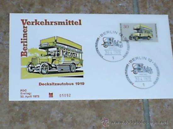 Selos: sobre de alemania (BERLIN) PARA A&Ntilde;ADIR A TU COLECCION