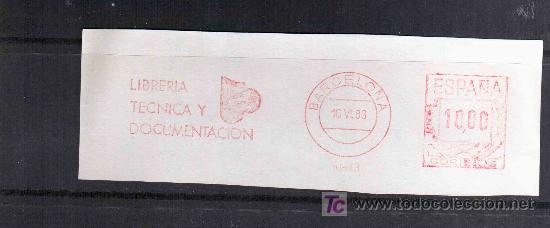 Sellos: FRANQUEO MECANICO BARCELONA LIBRER&Iacute;A TECNICA Y DOCUMENTACION - Foto 1
