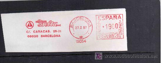 Sellos: FRANQUEO MECANICO BARCELONA PRODUCTOS DELTA - Foto 1