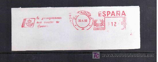 Sellos: FRANQUEO MECANICO ZARAGOZA CORREOS - Foto 1