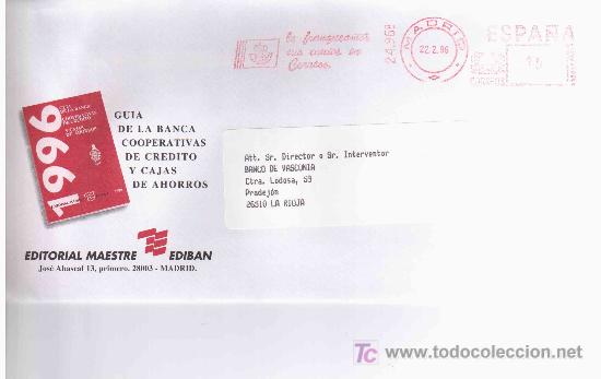 Sellos: FRANQUEO MECANICO MADRID DE CORREOS - Foto 1