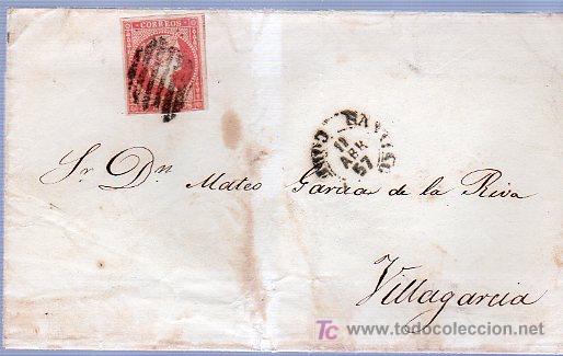 Sellos: CARTA DIRIGIDA DE CALDAS DE REY A VILLAGARCIA. - Foto 1