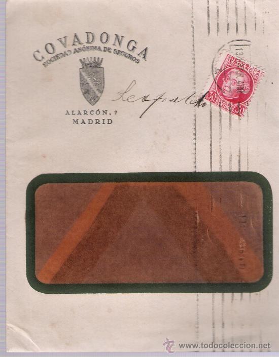 Sellos: Sobre con Membrete. Madrid 13-Junio 1936. - Foto 1