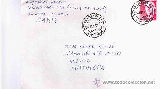 Sellos: CC CON MAT LA LINEA DE LA CONCEPCION CADIZ - Foto 1