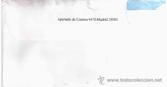 Sellos: MADRID CC CERTIFICADA MAT RODILLO CCO CHAMARTIN 1988 - Foto 2