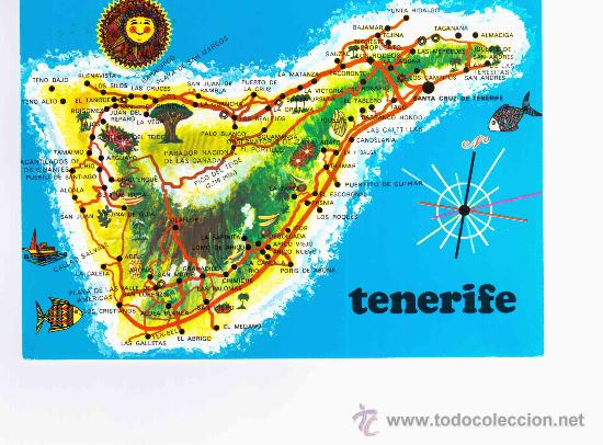 Sellos: CANARIAS TENERIFE POSTAL CON MAT EL MEDANO - Foto 2