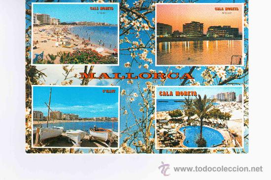 Sellos: MALLORCA POSTAL CON MAT PORTO CRISTO BALEARES - Foto 2