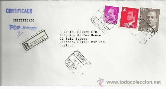 Sellos: MADRID CC CERTIFICADA CORREO AEREO SUC 46 - Foto 1